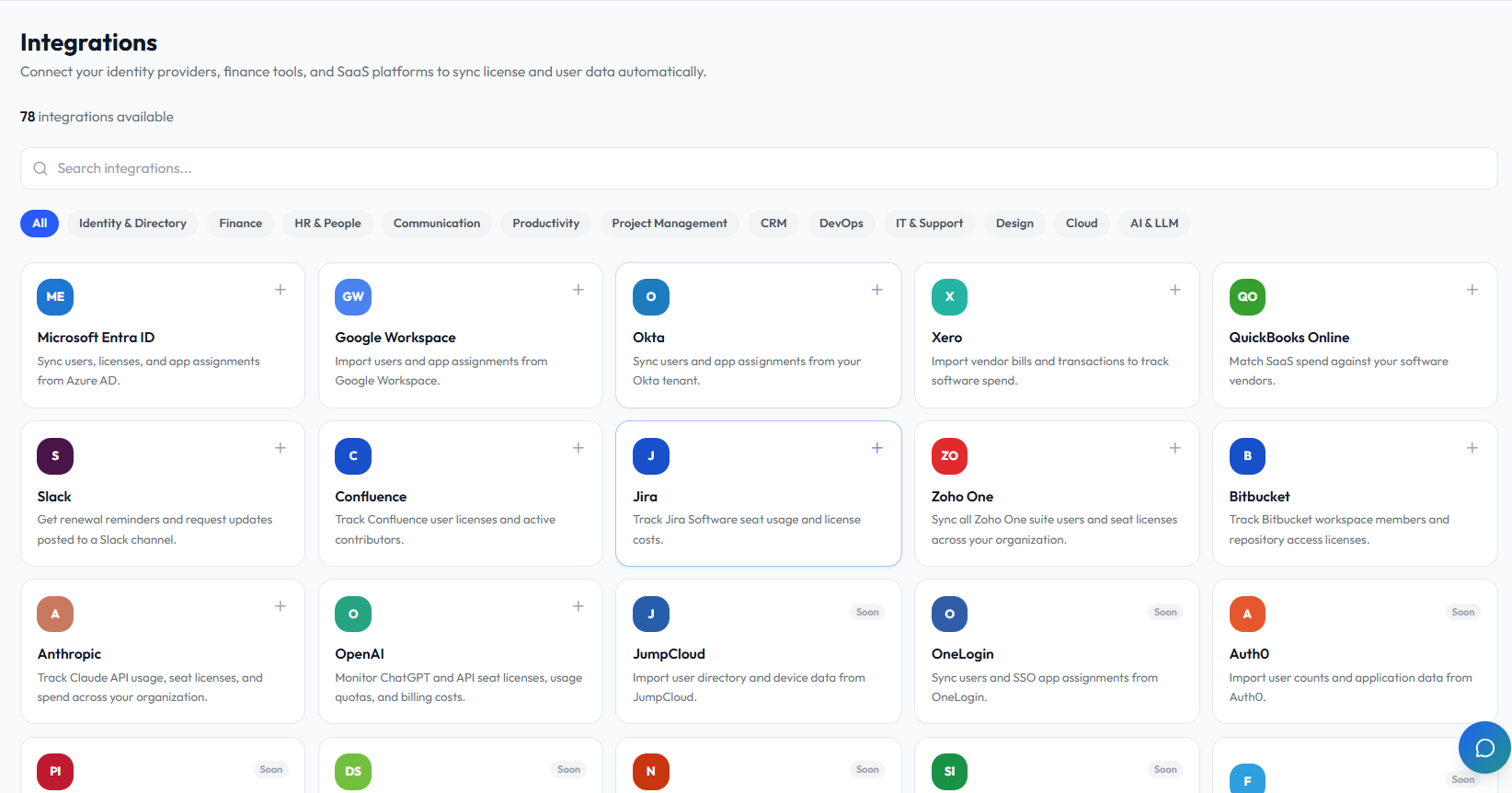 Integrations in Liceo